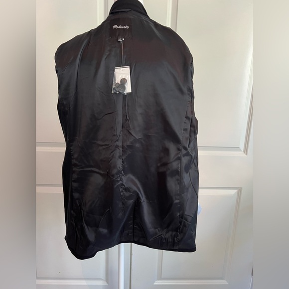 Madewell The Rosedale Crepe Blazer in Black Sz 6 NWT! Sold Out - Picture 13 of 14